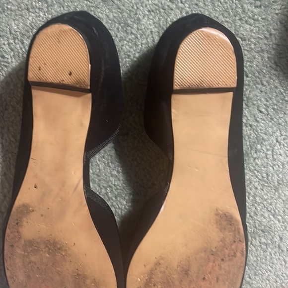 Black suede open to flats - Picture 4 of 4